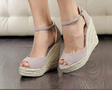 Plus Size 34-41 Summer Style Women Wedge Sandals
