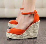 Plus Size 34-41 Summer Style Women Wedge Sandals