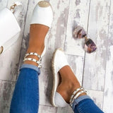 Rivets Beaded Women Fashion Handmade Cotton