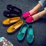 Women Flats shoes 2019 Loafers Candy Color
