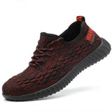 Men's Steel Toe Work Safety Shoes Casual Breathable Outdoor Sneakers