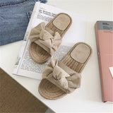 Slippers Women Slides Summer Bow Summer Sandals