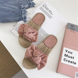 Slippers Women Slides Summer Bow Summer Sandals