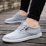 Men Casual Shoes Canvas White Shoes Men