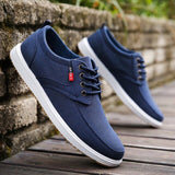 Men Casual Shoes Canvas White Shoes Men