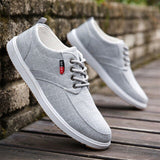 Men Casual Shoes Canvas White Shoes Men